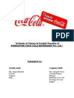 Project Report On Cocacola