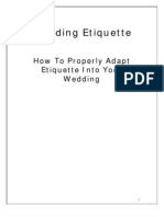 Wedding Etiquette: How To Properly Adapt Etiquette Into Your Wedding