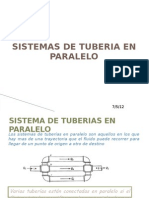 Sistema de Tuberias en Paralelo