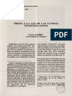 Troya A La Luz de Las Ultimas Investigaciones