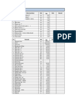 No Machineries - Direct Purchase Unit Qty Rate Amount