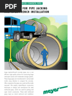 Large Pipes For Pipe Jacking and Open Trench Installation