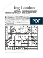 Visiting London Prepositions. ESL Exercise For Learners of English To Practice The Preposition of The English Language.