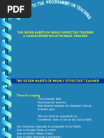 7 Habits of Highly Effective Teachers