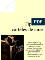 Tipos de Carteles de Cine