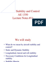 Aircraft Stability and Control