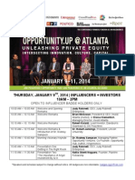 Opportunity - UP // Unleashing Private Equity Conference // Atlanta 2014 // Curriculum