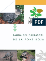 Cuaderno Fauna Font Roja