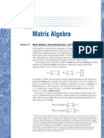 Matrix Algebra