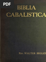 Biblia Cabalistica. W Begley 1903