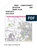 Harare West Representation and Development Plan by Hon. Jessie. F. Majome MP