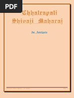 Chhatrapati Shivaji Maharaj An Analysis