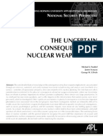 The Uncertain Consequences of Nuclear Weapons Use