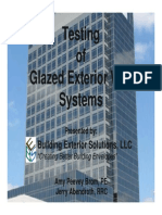 Water Testing For Glazing