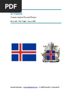 Iceland: International Business (Bus M 430) Country Analysis Research Project by Ronald Schoedel