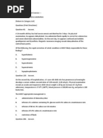 Fluid and Electrolyte Metabolism