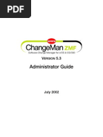 Changeman Administrator Guide