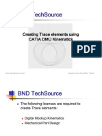 CATIA V5R17 DMU Kinematic Trace