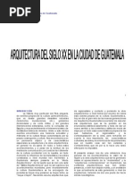 La Arquitectura Del Siglo XX en Guatemala