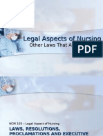 Legal Aspects of Nursing