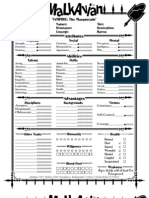 Malkavian Character Sheet