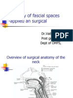 Anatomy of Fascial Spaces