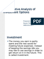 Comparative Analysis of Investment Options