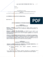 Ley 482 de Gobiernos Autónomos Municipales 