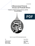 Rapid Bioassessment Protocols For Use in Streams and Wadeable Rivers-Periphyton Benthic Macroinvertebrates and Fish