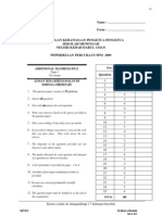 SPM Trial 2009 AddMath Q&A (Kedah)