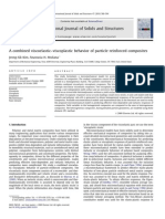 A Combined Visco Elastic Visco Plastic Behaviour of Particle Reinforced Composites