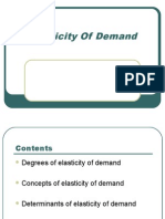 Elasticity of Demand