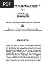 Study of River System and Flow Routing of North East Region of Bangladesh - Mohammad Ali