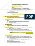 Application of Pharmacology in Nursing