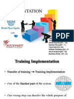 Training Implementation