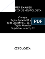 Histologia Lab Oratorio - Repaso Completo para El Primer Examen (Unidad I y Unidad II)