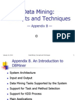 Data Mining: Concepts and Techniques: - Appendix B