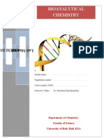 Bioanalytical Chemistry (CHEM311) - Lab Manual