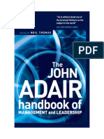 The John Adair Handbook of Management and Leadership.