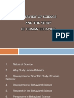 Overview Science and Study of Human Behavior