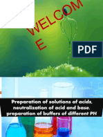 Presentation PREPARATION OF SOLUTIONS OF ACIDS AND BASES