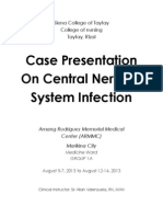 Case Presentation On Central Nervous System Infection