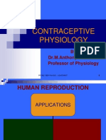 Contraceptive Physiology: by Dr.M.Anthony David MD Professor of Physiology