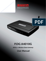 P.DG A4010G User Manual