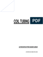 Coil Tubing: Lecture Notes by Prof - Sushanta Sarkar