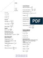 Physics Formula List STPM (Edu - Joshuatly.com)