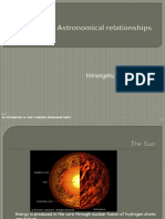 Sun-Earth Astronomical Relationships1