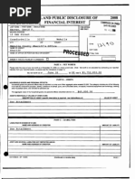 Sheriff Harvey Financial Disclosure Documents