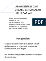 Masalah Disiplin Dan Tingkah Laku Bermasalah Bilik Darjah