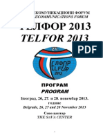 Program Telfor 2013